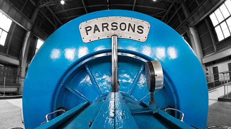 The Parsons turbine was turned off for the last time seven years ago ...